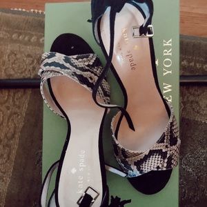Kate Spade Python Heels